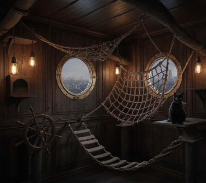 photo chambre la cat-pitainerie